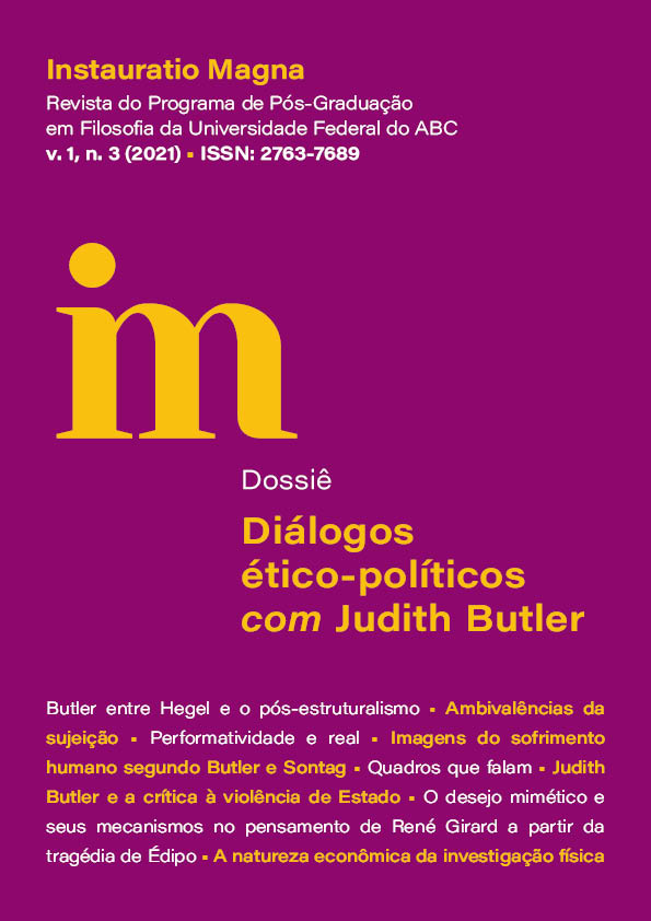 v. 1, n. 3 (2021): Dossiê: Diálogos ético-políticos com Judith Butler