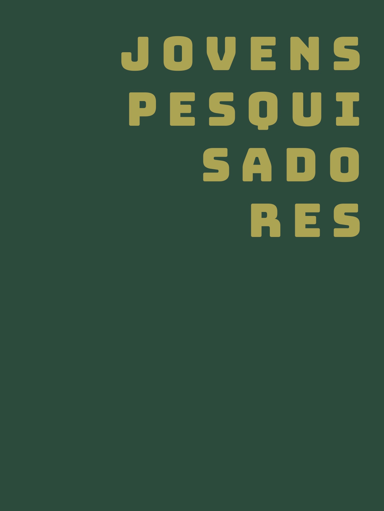 Capa - Jovens Pesquisadoras